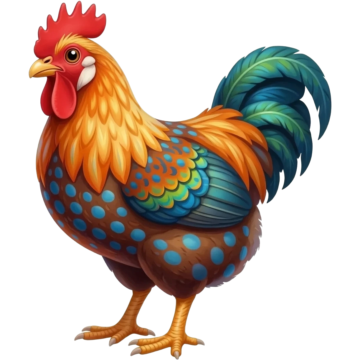 tubalacatumba (galinha pintadinha) (lottie dottire chicken)! 🐓🐔 emoji