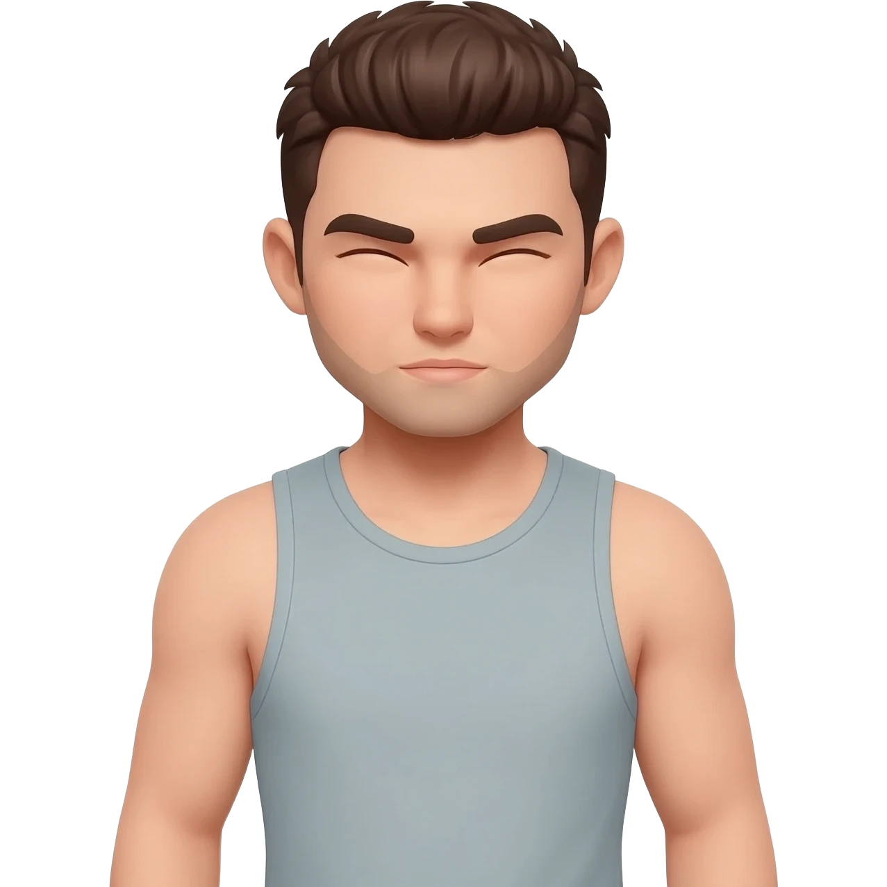 A guy showing his ass emoji