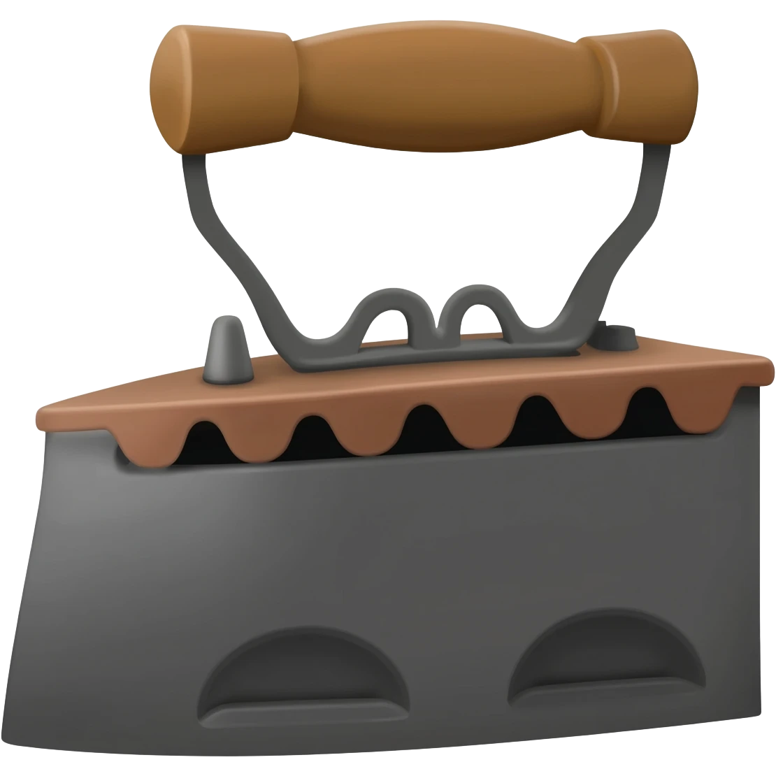 Can you make a 1900s sad iron emoji emoji