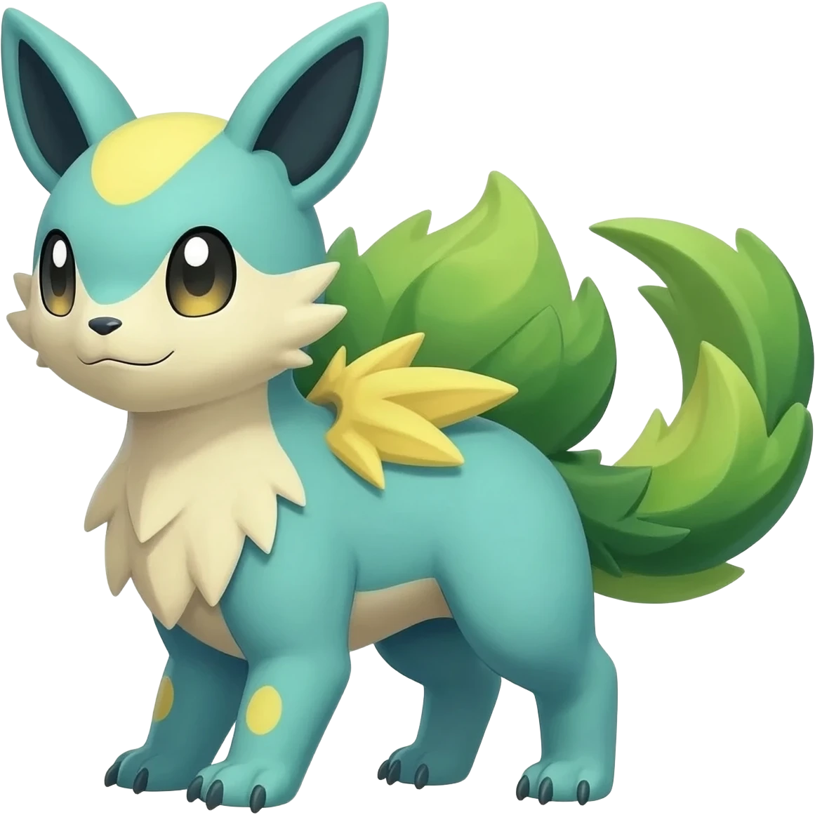 Exotic tropical Animal-Fakémon-Pokémon-hybrid-fusion-creature  emoji