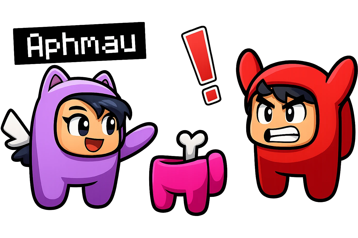 Extract the character from the background, including the clothes and accessories they are wearing, and place on a transparent background. Keep the original style and appearance exactly the same. and extract the characters emoji