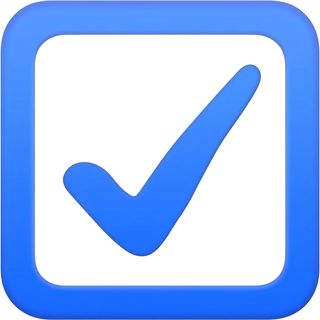 Verificado azul palomita emoji