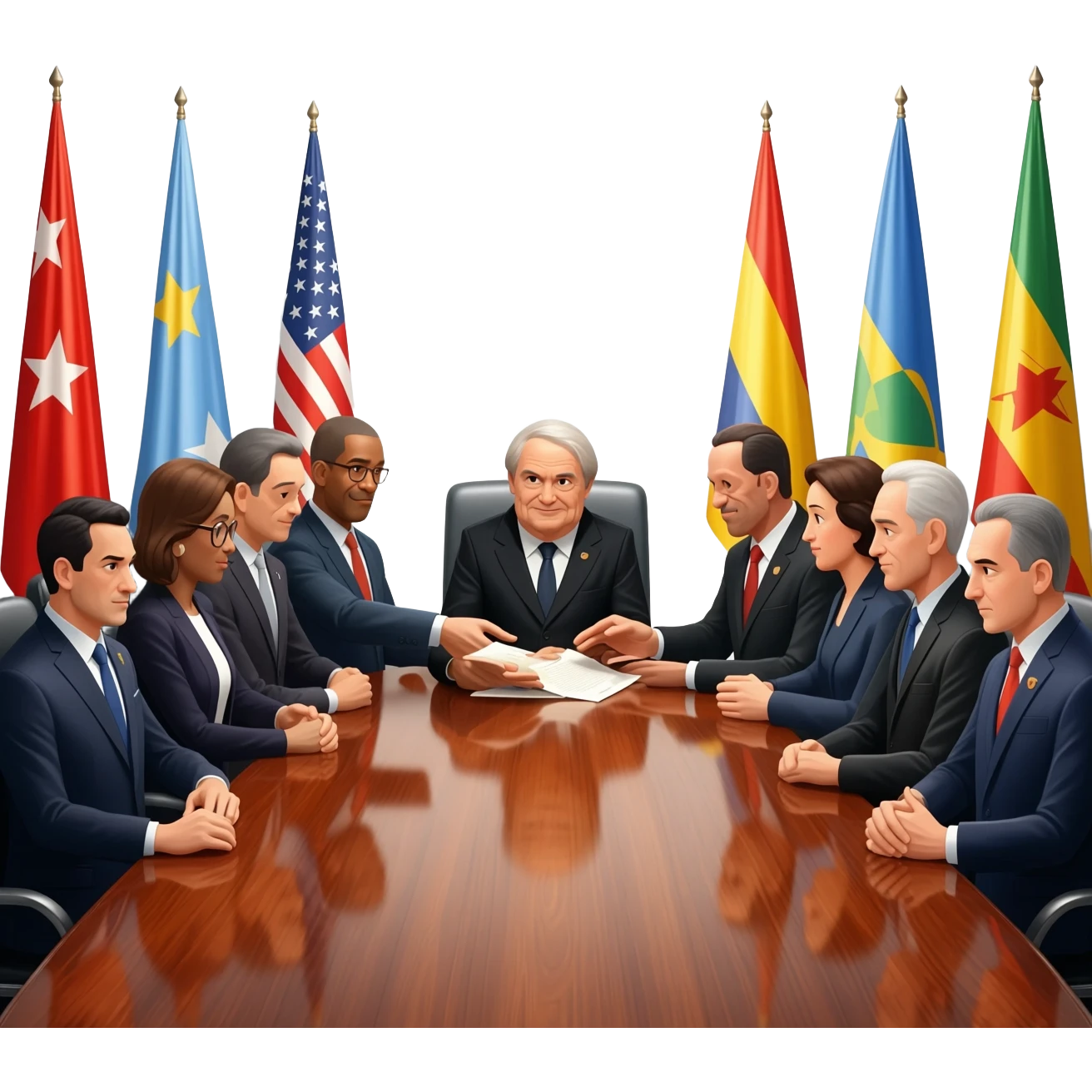 international relations emoji