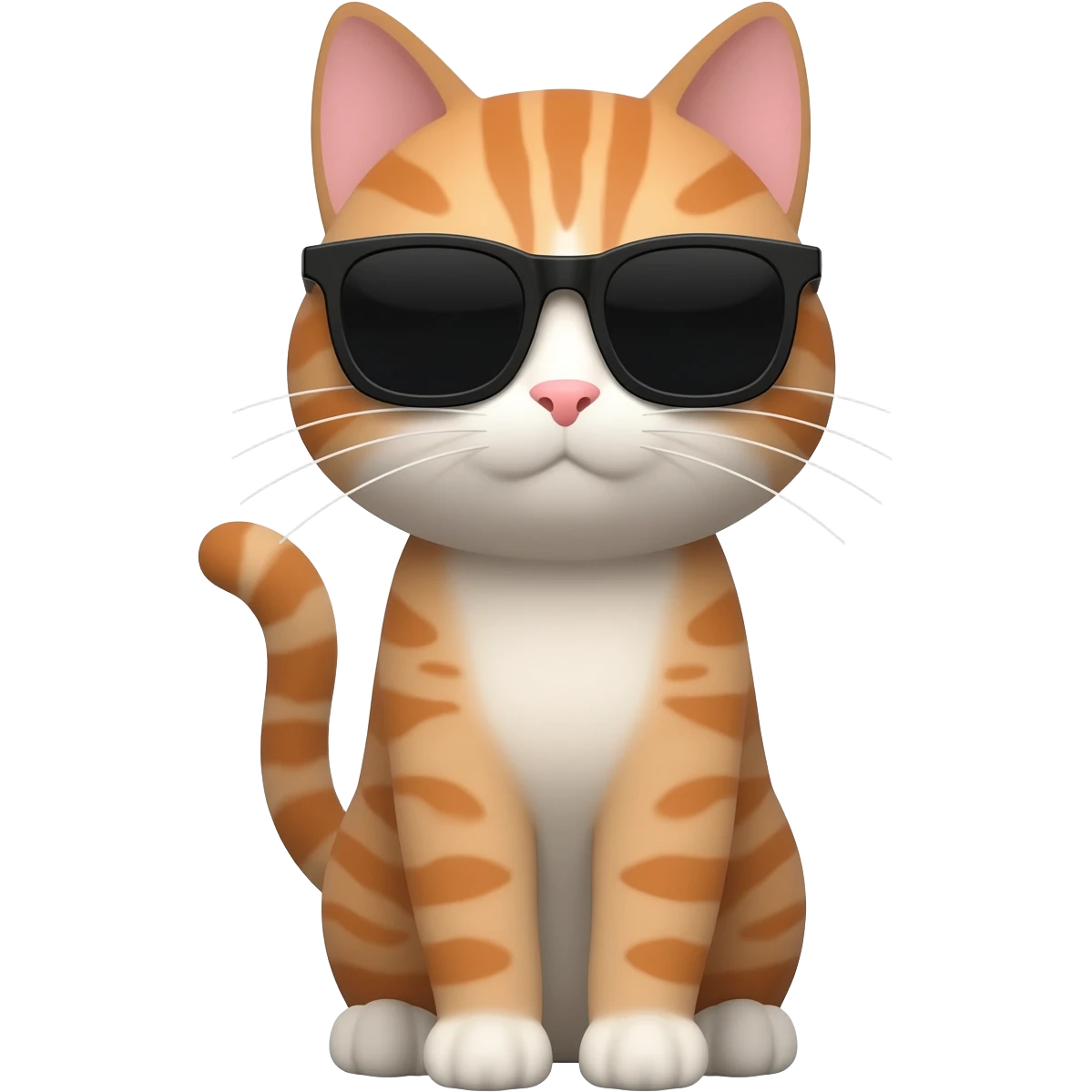 Cat wearing sunglasses emoji