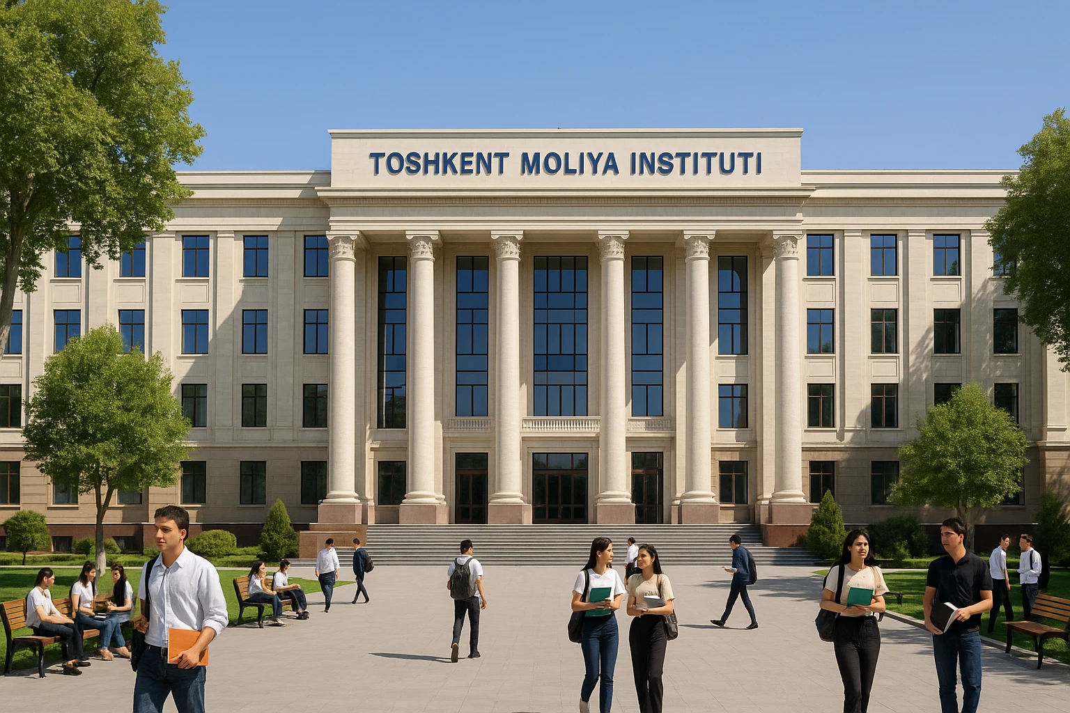 tohskent moliya institutini tasvirlab ber emoji