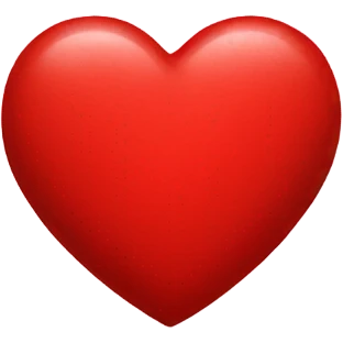 red heart emoji