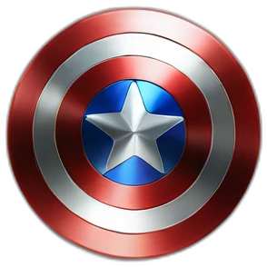 shy captain america emoji