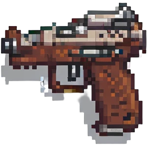 пистолет UZI, no background emoji