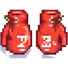 красные боксерские перчатки с надписью "23", no background emoji