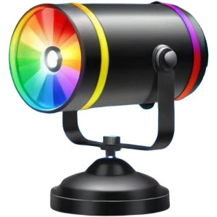 colorfull Stage light projector emoji