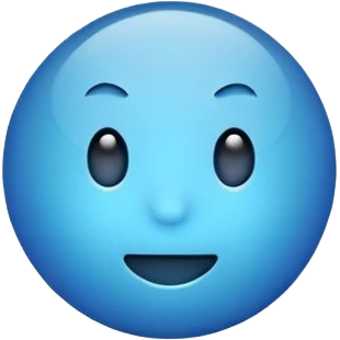 Make a emoji with blue tick emoji