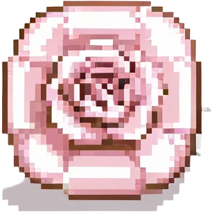 rose gold object, metallic, soft pink, minimal background emoji