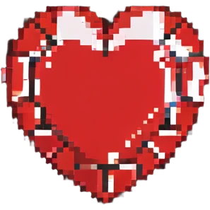 red diamond heart emoji