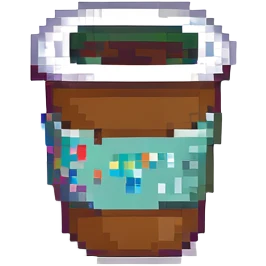 A coffee cup emoji