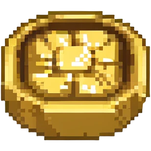 Chinese Yuanbao, gold ingot used as currency in imperial China emoji