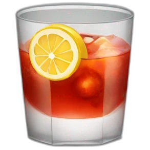 Flash McQueen drink emoji