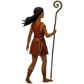 una figura humana sencilla como pintura rupestre caminando hacia una montaña la montaña hecha con líneas curvas primitivas
un animal totémico minimal 
un espiral tipo energía ancestral de fondo 
una mano prehistórica adaptada a ícono
Con una runa moderna inspirada en naturaleza emoji