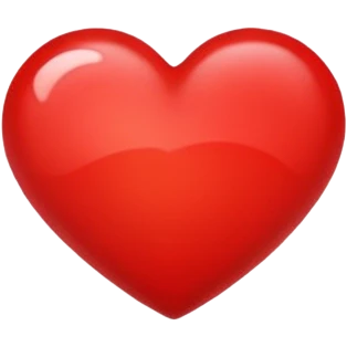 Red heart kornr r emoji