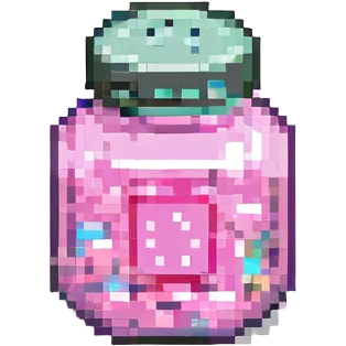 Drug pink emoji