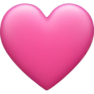 Pink heart emoji