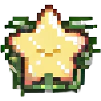 A shining star, gratitude emoji