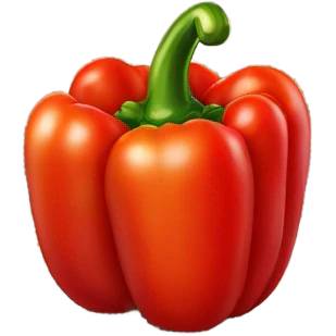 Red bellpepper emoji
