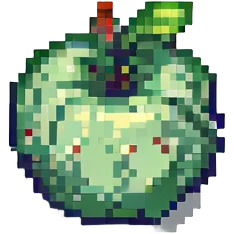 사과, pixel art style emoji