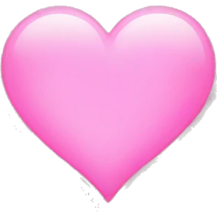Pink light heart emoji