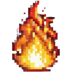 bright fire emoji