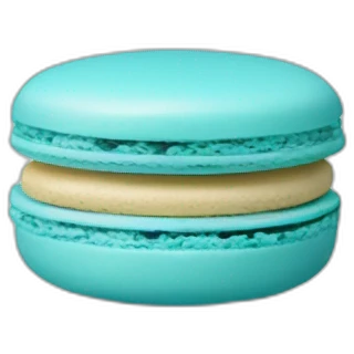 Macaron bleu emoji