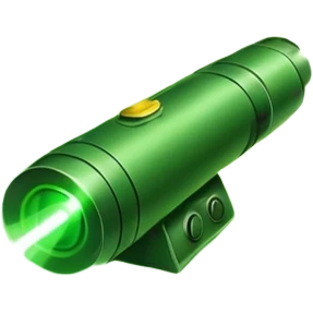 military laser emoji