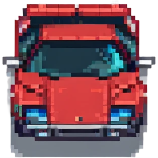 красная Lamborghini Countach, no background emoji