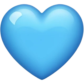 Blue heart emoji