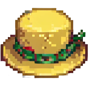 золотая шляпа, no background emoji