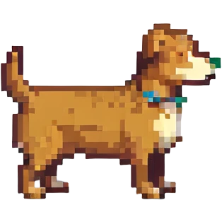 playful dog emoji