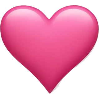 Pink heart emoji