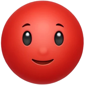 red ball emoji