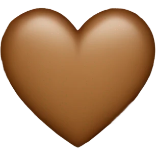 Brown plaid heart emoji