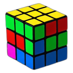 rubik's cube 3x3 sticker