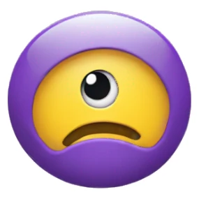 Smiley face with an eye twitch sticker