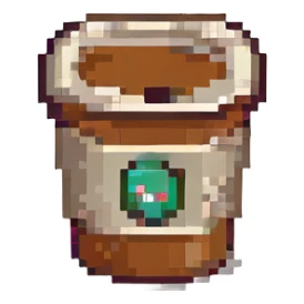 coffee cup sticker