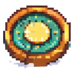 a spinning coin sticker