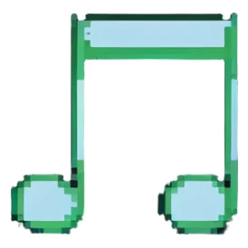 musical note sticker