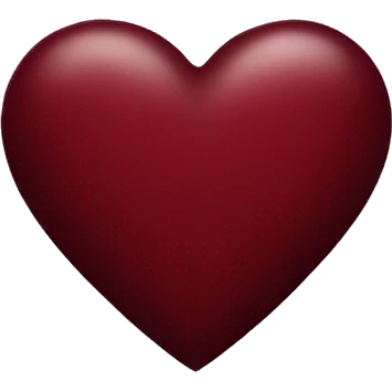 Dark red heart  emoji