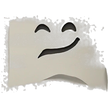 paper with words emoji