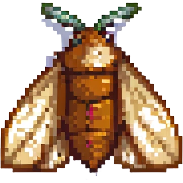 brown moth emoji