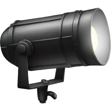 stage light emoji
