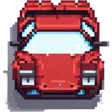 красная Lamborghini Countach, no background emoji