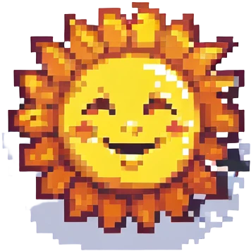 a smiling sun emoji emoji