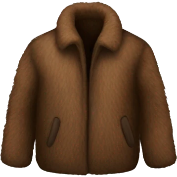 brown fur jacket emoji